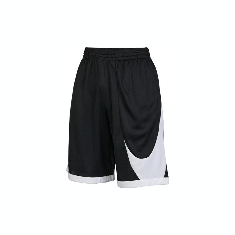 Nike Dri-FIT Color Block Logo Print Lace-Up Basketball Shorts Kids Shorts Black DM8186010