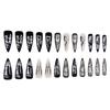 O8 Long Nail Art Tips - European & American High-End Wearable Summer Stickers