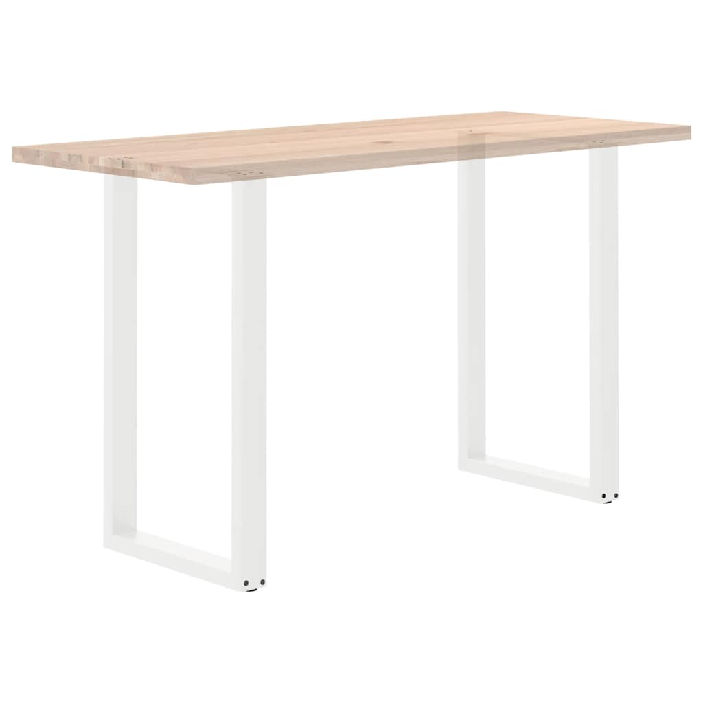 Vidaxl Nogi Do Stolika Kawowego, 2 Szt., Białe, 60X(100-101) Cm, Stal