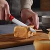 Serrated Steak Knife, Stainless Steel Steak Knife With Pointed Tail Plastic Handle, Multifunctional Kitchen Bread Dessert Knife