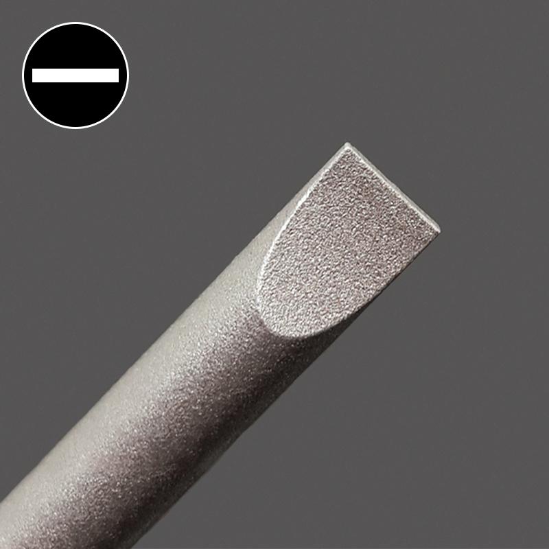 50/100mm 2.0-6.0mm Flat Head Screwdriver Bits Set Magnetic Tip Slotted Screwdriver Drill 1/4 Inch Hex Shank Hand/Electric Tools