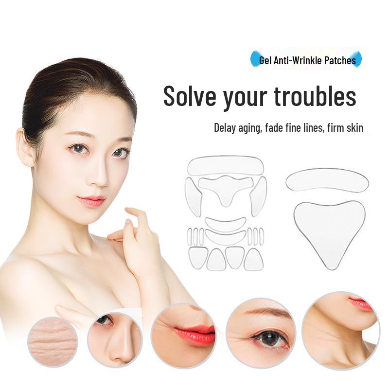 Silicone Anti-Wrinkle Patch Set for Forehead, Neck & Face - Lifting & Firming Beauty Solution
