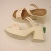 New French Style Coarse Heeled Sandals for Girls, High-end Counter Style, with A Straight Strap and Stunning High Heels