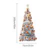 1.65m Fake Christmas Tree Artificial Foldable Home Decor Without Lights Floor Standing Christmas Tree Skirt For Thanksgiving