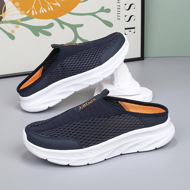 35-48 Unisex Pantofole Mezzepunte Traspiranti Ultraleggere Indoor / Outdoor Pantofole da Donna Taglia Grande Pantofole da Uomo Sandali a Mezzapunta