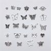20 Stück Anhänger Schmetterling Antiksilber Farbe Anhänger DIY Basteln Herstellungszubehör Handgemachter Tibetischer Schmuck