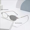 Xiaomi Women Vintage Oval Finished Photochromic Myopia Glasses Ready to Wear 0 to -4.00 Diopters Daily Eyewear 6165 FD3
