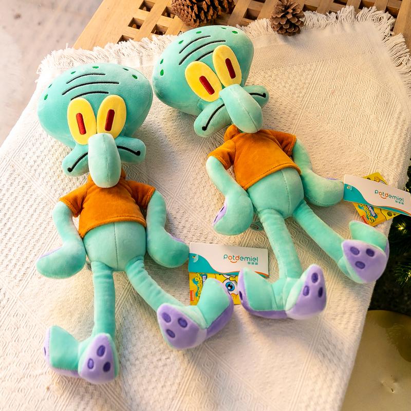 Anime Spongebob Squarepants Patrick Star Squidward Eugene H. Krabs Gary Kawaii Cartoon Stuffed Plush Toys Birthday Gift For Kid