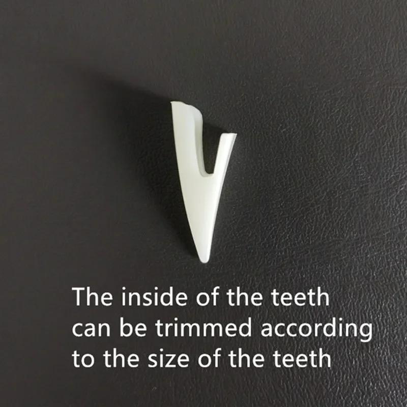 Vampire Teeth Fangs Dentures Props Decore Halloween Costume Props False Teeth Solid Glue Denture Adhesive Halloween Party Decor