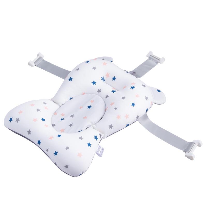 Non-Slip Baby Bath Mat with Floating Support for Newborns and Children