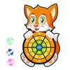 Cartoon Dart Board Games for Kids Board Games Kit with 3 Sticky Balls And Hook