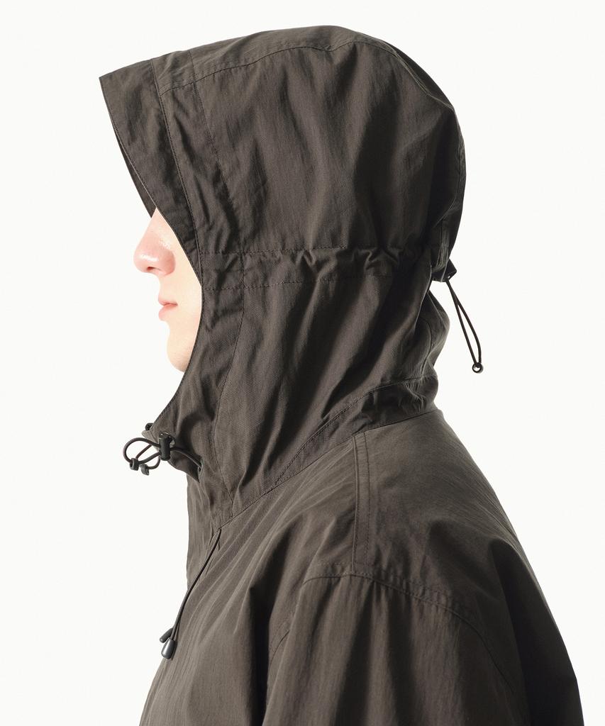 Musinsa Standard [City Leisure] Cn Hooded Windbreaker Jacket [Mud Grey]