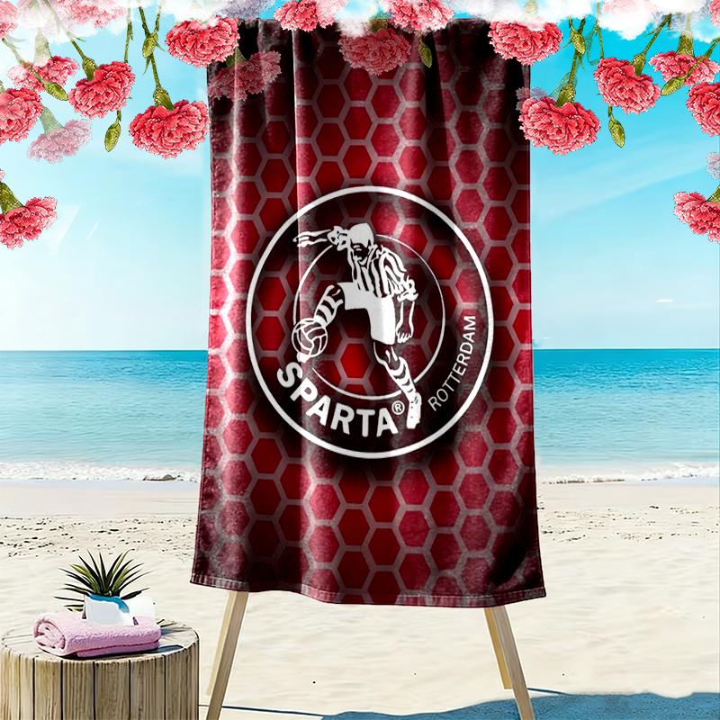 Sparta Rotterdam Print Beach Towel Large Soft Quick Dry Towel For Beach Camping Swimming