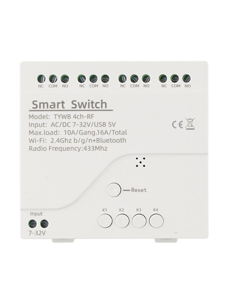 Smart For Tuya WIFI RF comutator modul de control 4CH comutator modul releu