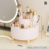 360° Rotating 7 Slot Makeup Brushes Holder Organizer Multi-Functional Desk Storage Cosmetics Storage For Vanity Desktop Bathroom