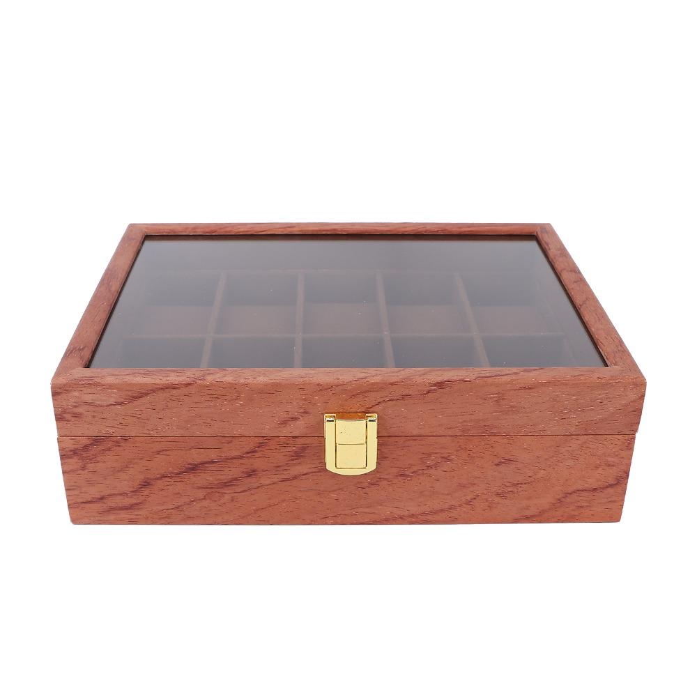 26.5 X 20 X 8cm Watch Display Box Composite Wood Watch Organizer Watch Storage Case For Men