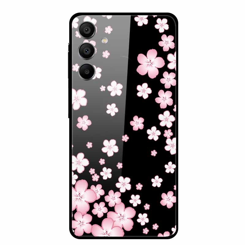 Tempered Glass Case for Samsung Galaxy A16 5G Back Cover Hard Case for SamsungA16 Phone Case Fundas Cool Protective Cute Bumper