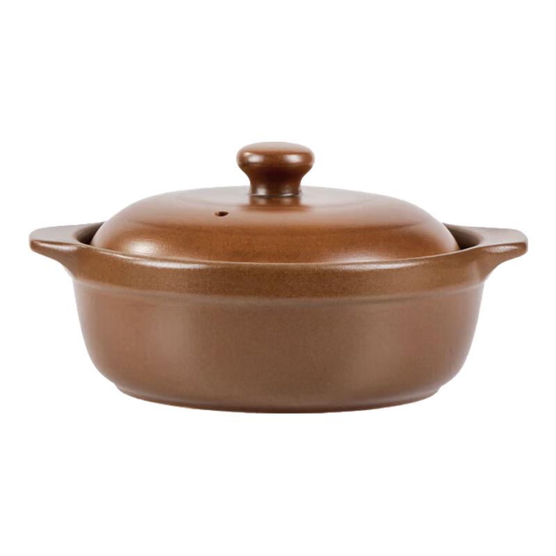 Unglasiertes Steingut Schmor- & Suppentopf