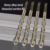 7Pcs Eccentric Twist Drill Bit Hardness Skewed Head Strength Eccentric Drill Bits Industrial Strength Drill Bits