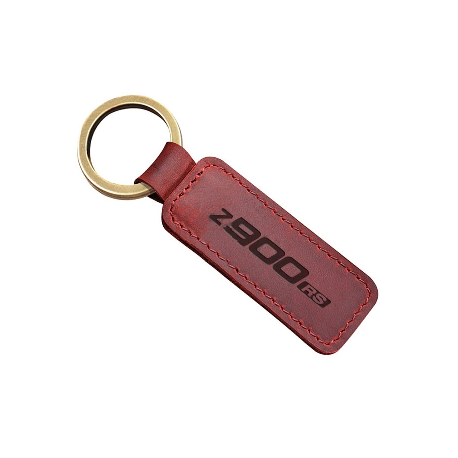 

Embroidery Motorcycles Keychain For Ka-wa-sa-ki Z900RS Cafe Z900RS Motorcycle Keychain Cowhide Key Chain Motorcycle Keychain (Color: Red) 80x28mm