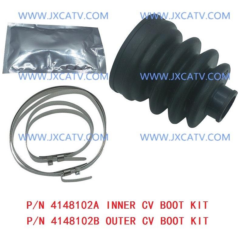 For POLARIS HAWKEYE 300 INTL & POLARIS SPORTSMAN 300 400 HO 1332340 1332341 CV Axle Driveshaft Rear Front  CV Joint Plunging Kit