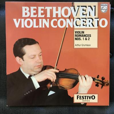 LP-Schallplatte LUDWIG VAN BEETHOVEN - ARTHUR GRUMI - Violinkonzert Violinkonzerte Nr. 6570051 Philips 1980 UK Klassik Gebraucht