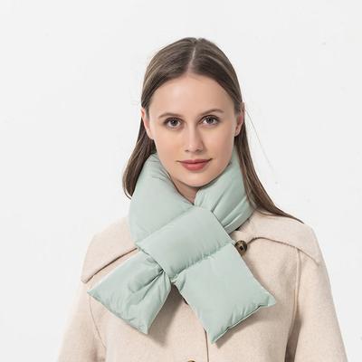 Winter New Women's Scarf Fashion Solid Color Simple Fresh Cross Scarf