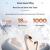 Men's 3-in-1 Detachable Hood Goose Down Winter Parka