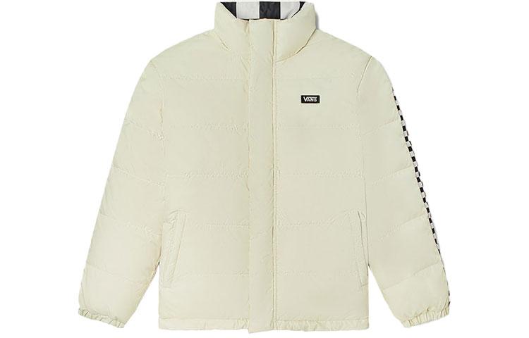 Vans Down Jackets Unisex White Stand Collar Moderate VN0A5H6T3KS XS