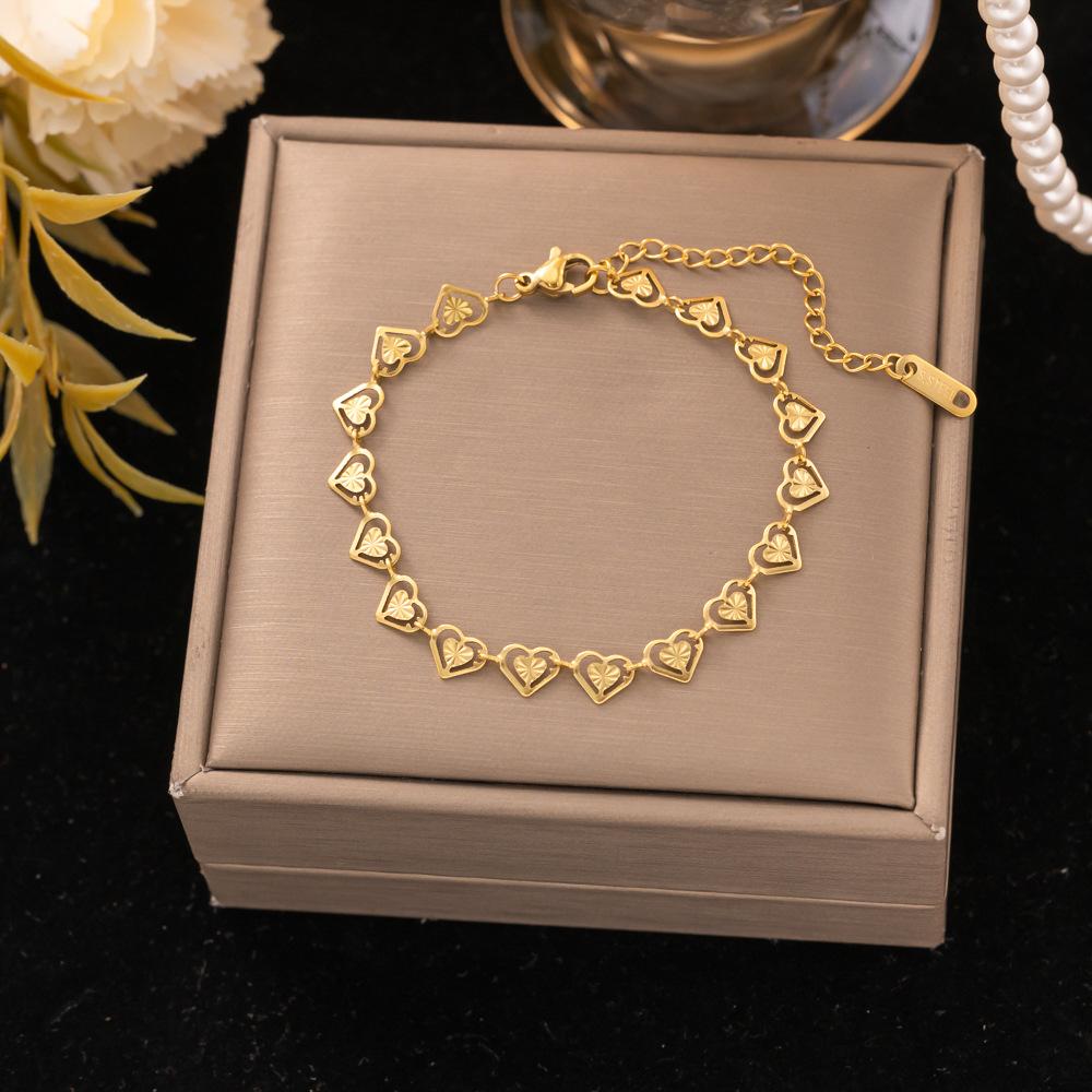 Fashion Titanium Steel Bracelet Never Fade Elegant Durable Jewelry for Women Men Unisex