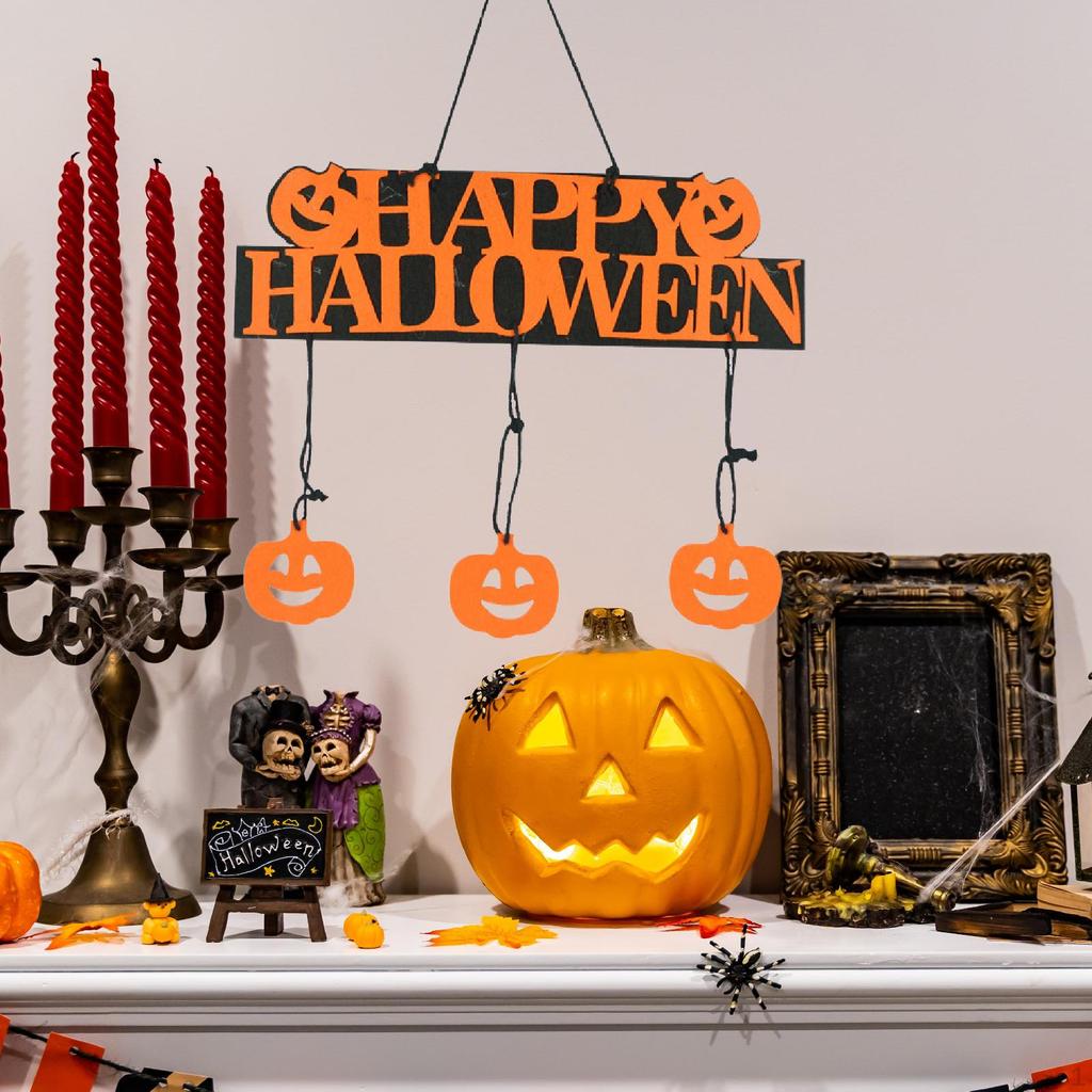 Door Hanger Ornament Halloween Front for Kitchen Garage Office Window