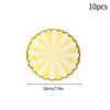 10Pcs CampingPicnic Tableware Set Disposable Paper Dishes Plate Cup Outdoor Camping Accessories Portable Cutlery