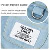 Kitten Winter Pocket Denim Dress for Small Dogs