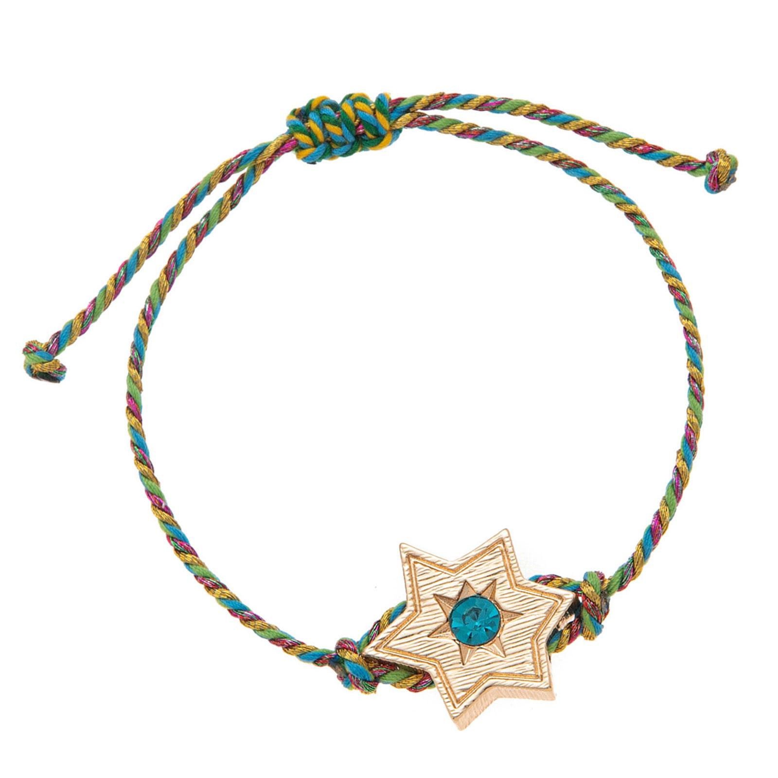 

Trendy Women s Braided Star Heart Bracelet Flexible Sizing Portable Designs Everyday Jewelry Gift