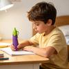 Carrot Shape Voice Recorder Pen with 60-Second Recording Cute Ballpoint for Students Teachers Funny Gift for Classroom Office