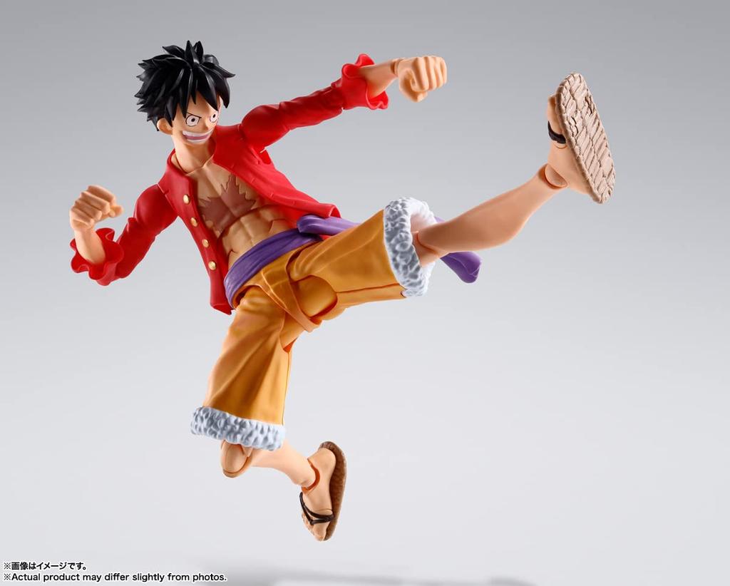 TAMASHII NATIONS S.H.Figuarts ONE PIECE Monkey D. Luffy - Invasion of Onigashima - Approx. 145mm ABS & PVC Painted Movable Figure