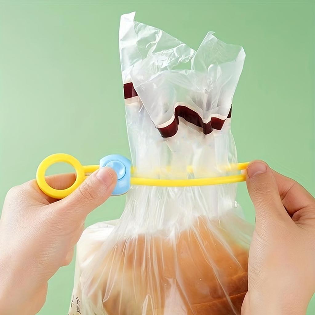 1/5/10pcs Portable Bag Storage Sealing Clips Random Color Snack Grain Preservation Cable Clips for Home Kitchen Office
