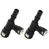2PCS Heater Hose Connector Kit, Coolant Hose Fitting Adapter for Cadillac Escalade & Chevy Tahoe - Replaces OEM 800-414, 15055342, 19130058