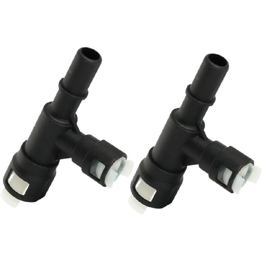 2PCS Heater Hose Connector Kit, Coolant Hose Fitting Adapter for Cadillac Escalade & Chevy Tahoe - Replaces OEM 800-414, 15055342, 19130058