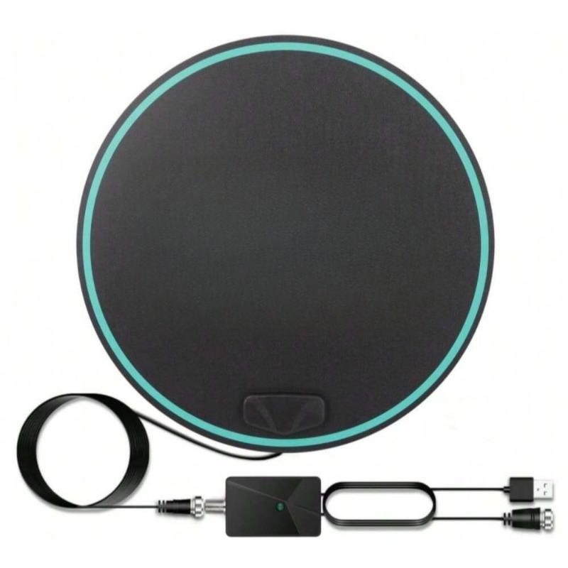 

4K 1080P и Поддержка HDTV для Бесплатных Местных Каналов Антенна Цифрового Телевидения Высокой Четкости Внутренняя Наружная чёрный