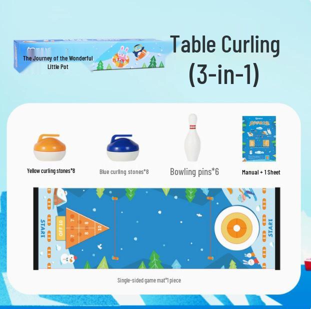 

Katy Color Educational Board Game: Parent-Child Interactive Curling for Ages 6-12