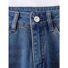 Women's High-End Wide-Leg Floor-Length Jeans: Spring/Autumn Style with Elegant Details