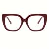 Ladies' Large Frame Square Glasses Suitable for Daily and Formal Occasions Fashionable Unisex Glasses