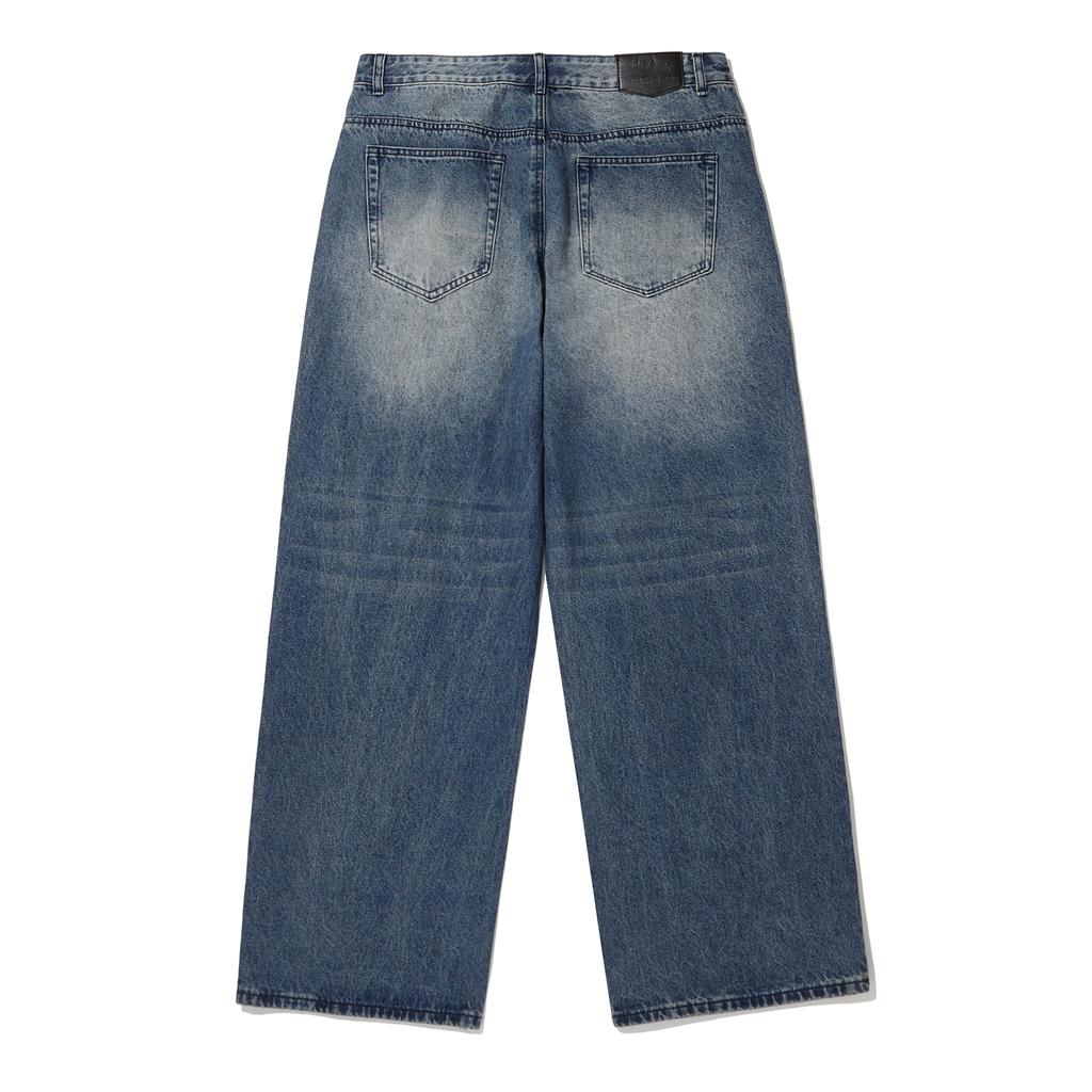 INTERCREW Deep Indigo Dark Wash Wide Denim Pants D Blue Ita1El04Adb