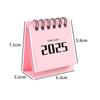 Coil Standing Flip 2024 2025 Calendar Agenda Organizer Mini Desk Calendar  Stationery