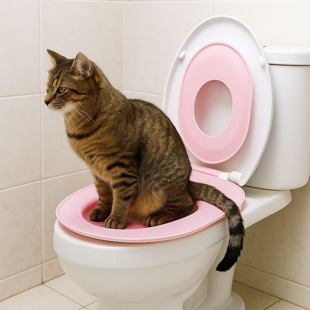 Stable Cat Toilet Trainer Reusable Pet Hygiene Trainer Cat Potty Trainer  for Cats and Dogs