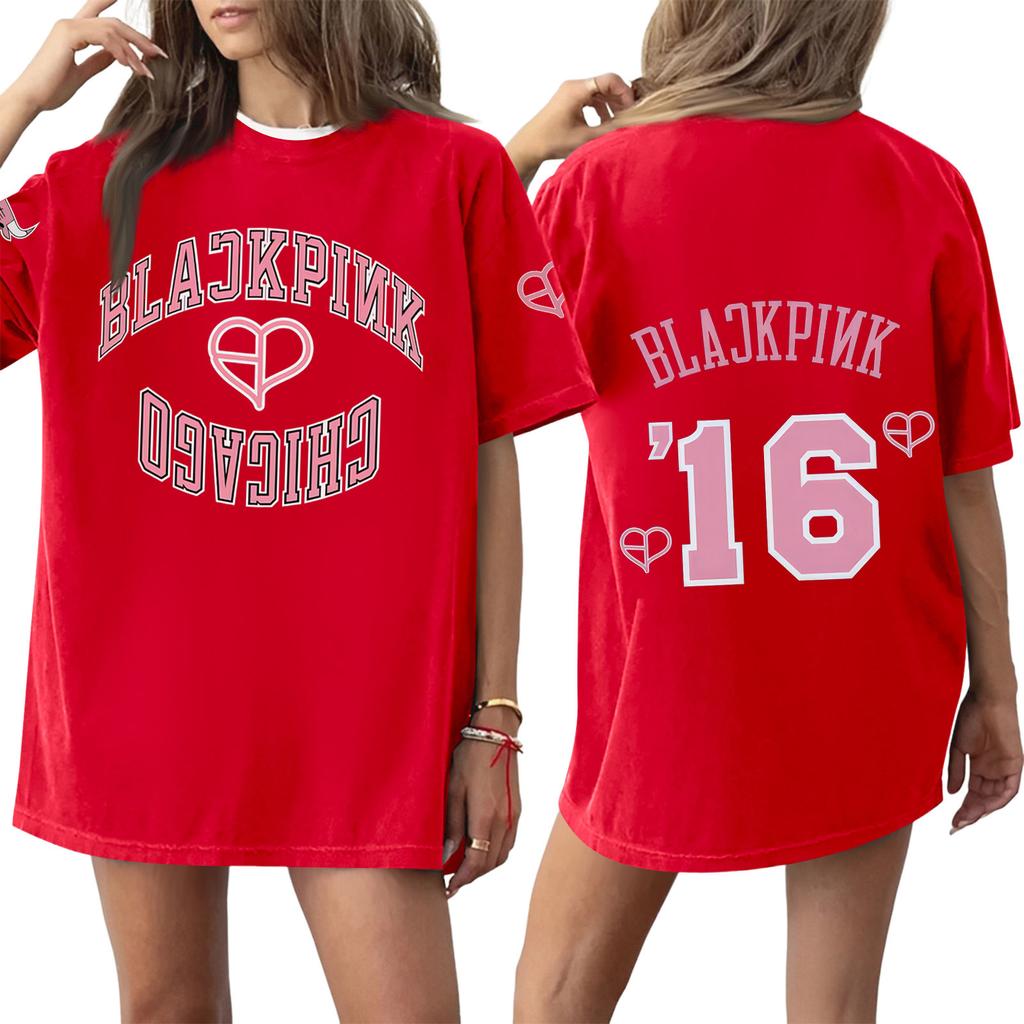 Women's Round Neck Printed Short-sleeved T-shirt Top