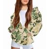 Children's Fashion Christmas Printed Long Sleeved Hooded Sweatshirt Girls' Hoodie Jacket