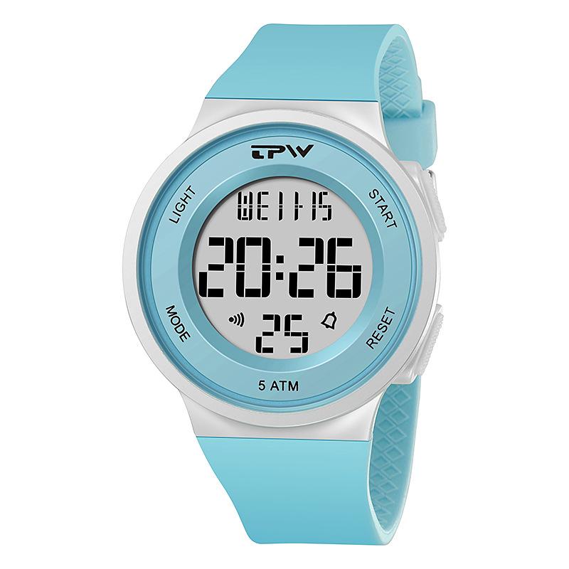 Módne outdoorové športové hodinky Pánske multifunkčné hodinky Budík Man's Clock Chronograf 5bar vodotesné digitálne hodinky