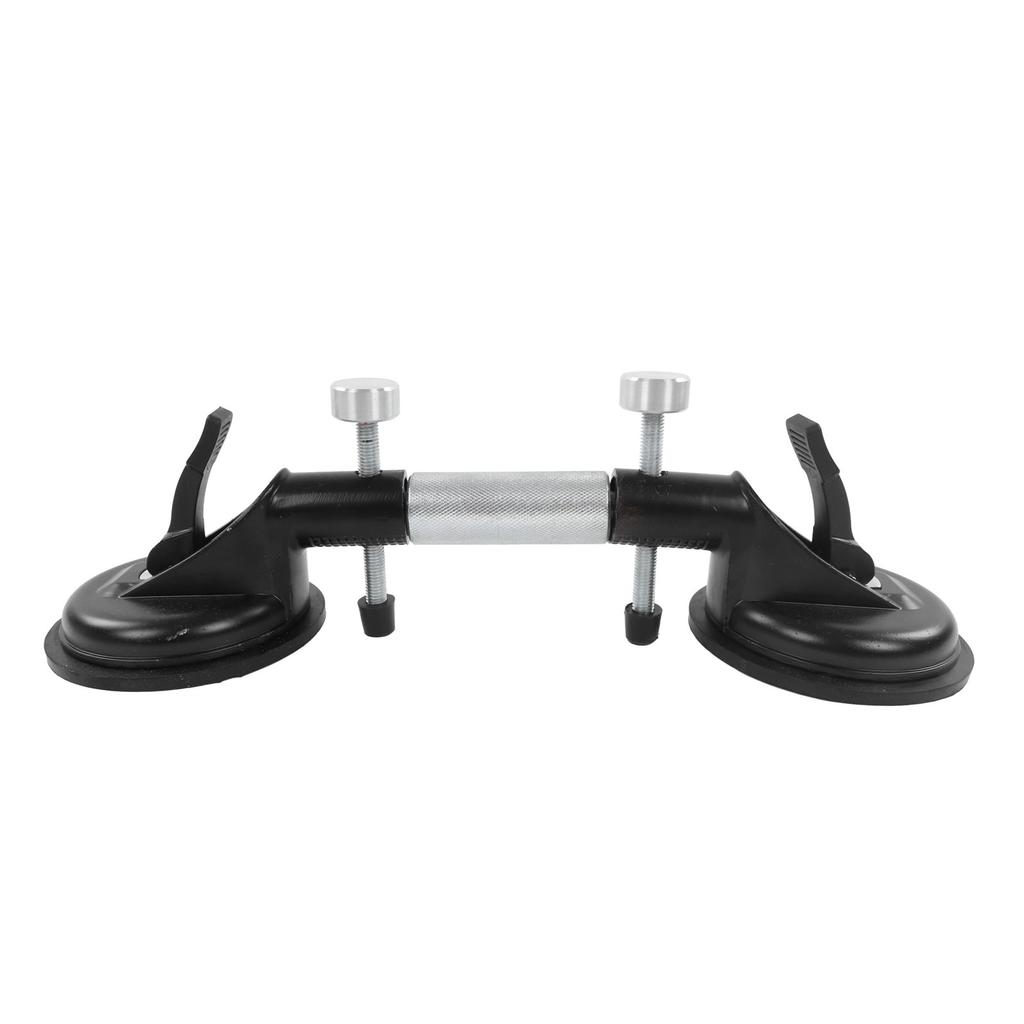 2 Jaws Suction Cup Angle Adjustable Rubber Pad Easy Grip Glass Lifter for Wood Ceramic 123mm
